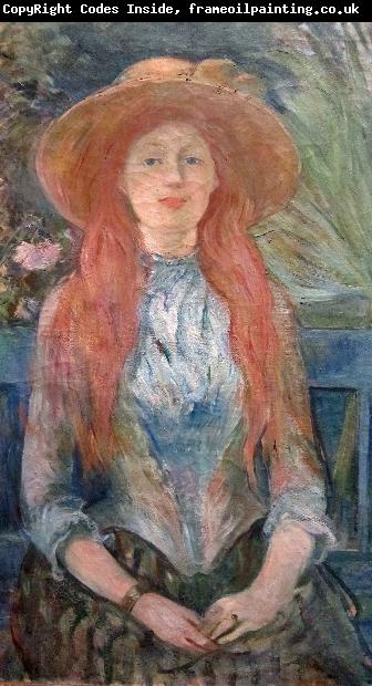 Berthe Morisot Jeune fille dans un parc